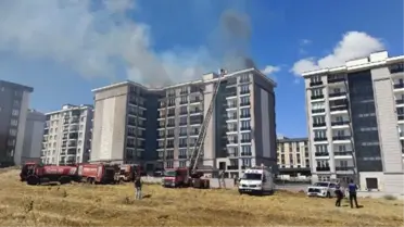 Silivri'de Apartman Yangını