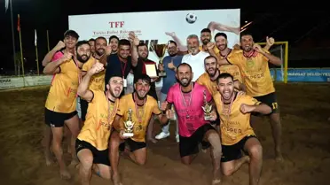 Türkiye Plaj Futbol Ligi Manavgat Etabı Şampiyonu Belli Oldu