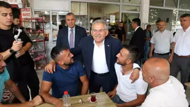 Kayseri Büyükşehir Belediye Başkanı Nakliyeciler Sitesi'ni Ziyaret Etti