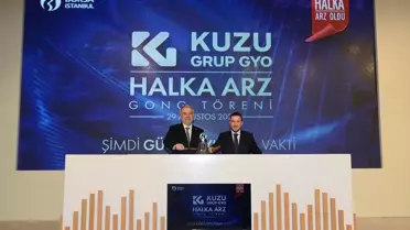 Borsa İstanbul'da gong Kuzugrup Gayrimenkul Yatırım Ortaklığı için çaldı