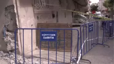 Güngören'de 5 Katlı Binanın Zemini Çöktü, 2 Kişi Yaralandı