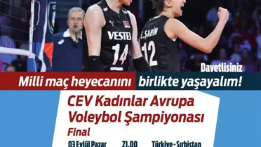 Kadıköy Belediyesi, Türkiye A Milli Voleybol Takımı'nın final maçını üç dev ekranda yayınlayacak