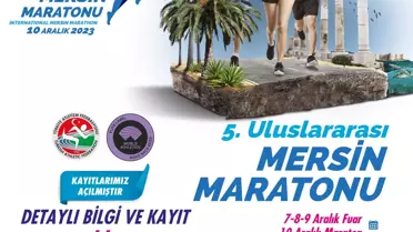 Uluslararası Mersin Maratonu Kayıtları Başladı