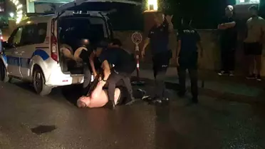 Alanya'da Rus turist zombi ilacı aldı, polisler müdahale etti