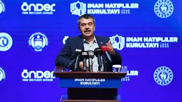 Bakan Tekin: 'İmam hatip okulları, insanların bir arada yaşama arzu ve ideallerini pekiştiren çimentodur'