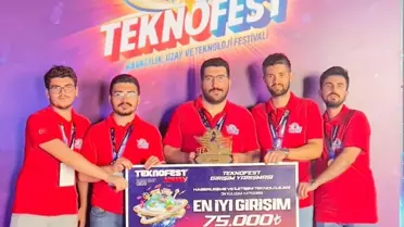 Karabük Gençlik Merkezi PHOTONX Takımı TEKNOFEST'te En İyi Girişim Ödülünü Aldı