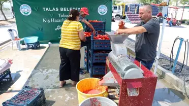 Talas'ta Kış Hazırlıkları Günleri Başladı