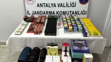 Manavgat'ta Kaçak Sigara Operasyonu: 60 Paket Kaçak Sigara ve 70 Ginseng Ele Geçirildi