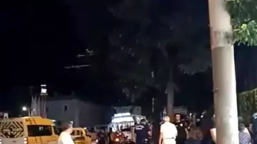 Bursa'da Zafer Plaza karşısında bıçaklı kavga