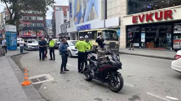 Zonguldak'ta Motosiklet, Traktör ve Servis Araçlarına Uygulama Yapıldı