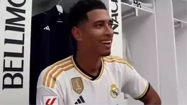 Real Madrid'i rezil eden kare! Takımı taşıyan Bellingham'ın adını yanlış yazdılar