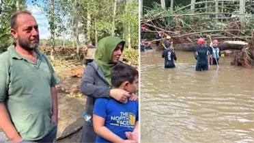 Kırklareli'ndeki sel felaketinde çiftliği giden adam 3 kişiyi ölümden kurtardı