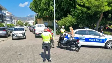 Marmaris'te Dron Destekli Trafik Denetimi: 26 Bin 274 Lira Cezai İşlem Uygulandı