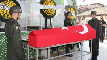 Astsubay Kıdemli Başçavuş Abdullah Şener Özkaya'nın Cenazesi Memleketinde Defnedildi
