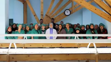 Düzce Tarım ve Orman İl Müdürü Esra Uzun, Yığılca'da fındık ihracatı yapan tesisi ziyaret etti