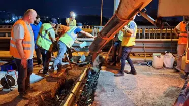 Sakıp Sabancı Köprüsü Genleşme ve Derz Yenileme Çalışmasıyla Güçlendiriliyor
