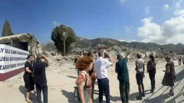 Alman Heyet, Mezitli Belediyesi Öncülüğünde Deprem Bölgesi Hatay'da İncelemelerde Bulundu