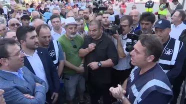 İmamoğlu, Maltepe Cumhuriyet Meydanı'ndaki çalışmaları inceledi