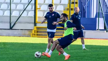 Düzcespor, Karaman FK maçı için antrenman yaptı