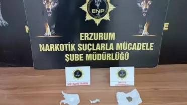 Erzurum'da Şeker Poşetlerinde 8 Kilo Eroin Ele Geçirildi
