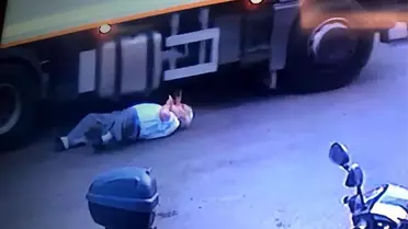 Karabük'te çöp kamyonunun altında kalan yaşlı adam hayatını kaybetti
