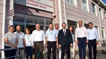 Aydın Sağlık Müdürü Dr. Eser Şenkul, Aydın Devlet Hastanesi'ni ziyaret etti