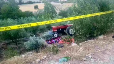 Karaman'ın Ermenek ilçesinde traktör kazası: 2 ölü, 1 çocuk yaralı