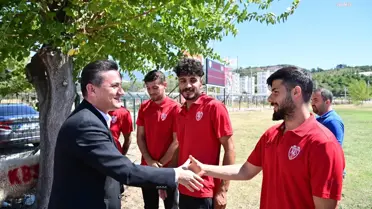 Kumluca Belediyespor, Ziraat Türkiye Kupası maçı öncesi moral buldu