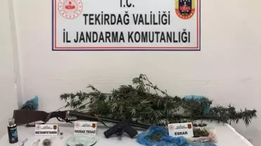 Tekirdağ'da Uyuşturucu Ticareti Yapan 10 Şüpheli Gözaltına Alındı