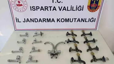 Isparta'da Camilerden Musluk Hırsızlığı: 33 Şüpheli Tutuklandı
