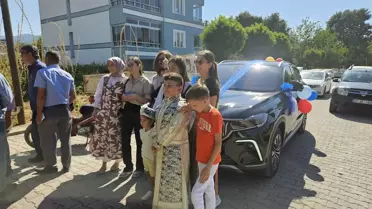 Türkiye'nin yerli otomobili Togg, sünnet arabası olarak kullanıldı