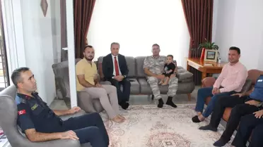 Anamur Kaymakamı Gazilere Ziyarette Bulundu