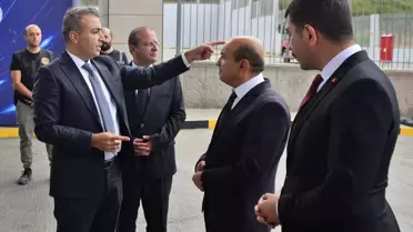 Ardahan Valisi Türkgözü Gümrük Kapısı'nda İncelemede Bulundu