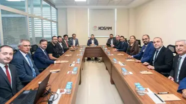 Sanayi ve Teknoloji Bakan Yardımcısı KOSAM'ı ziyaret etti