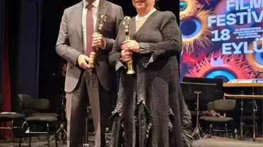 Adana Altın Koza Film Festivali'nde Onur Ödülleri Perran Kutman ve Cihan Ünal'a verildi