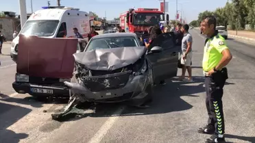 Aydın'ın Germencik ilçesinde kaza: 5 kişi yaralandı