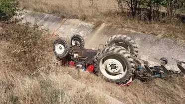 Isparta'da traktör kazasında sürücü hayatını kaybetti