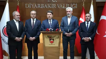 Adalet Bakanı Tunç, Diyarbakır Valiliğini ziyaretinde konuştu Açıklaması