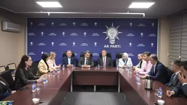 Akar, Böhürler ve Büyükkılıç, AK Parti teşkilatıyla tanışma toplantısına katıldı