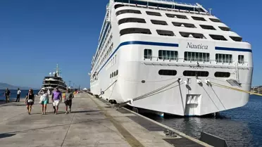 Bodrum'a Nautica isimli kruvaziyerle 646 yolcu geldi