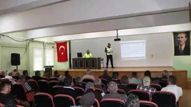 Havza'da Okul Servisi Yetkililerine Eğitim Verildi