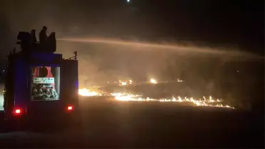 Erzincan'da otluk arazide çıkan yangın kontrol altına alındı
