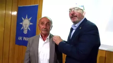 Hisarcık CHP İlçe Başkanı AK Parti'ye geçti