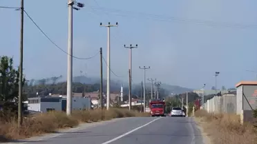 Gebze'deki Ormanlık Alanda Yangına Havadan ve Karadan Müdahale