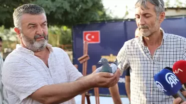 Edirne'de Posta Güvercinleri Yarıştı