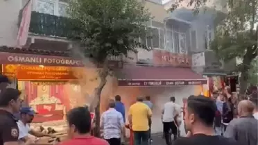 Büyükada'da bir esnaf lokantasında yangın çıktı