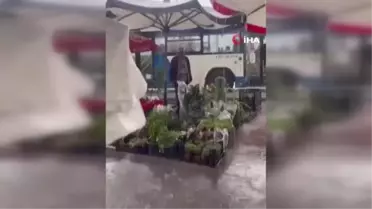 Başkent'te sağanak yağış: Vatandaşlar hazırlıksız yakalandı, sürücüler zor anlar yaşadı
