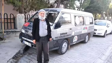 73 yaşındaki Elmacı Dede, Suriye'deki yetim çocuklara elma götürmek için yola çıktı