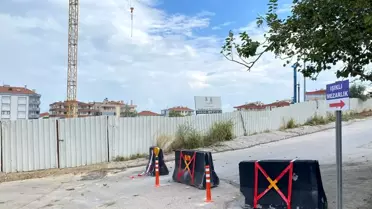 Mudanya'da inşaat çalışması nedeniyle yollar kapatıldı
