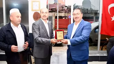 Terme Belediye Başkanı Ali Kılıç, Camiler ve Din Görevlileri Haftası'nda din görevlilerini ziyaret etti